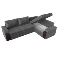 Угловой диван Николь (рогожка серый коричневый) - Изображение 2